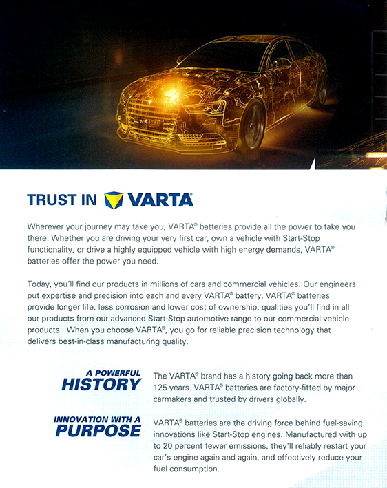 varta info